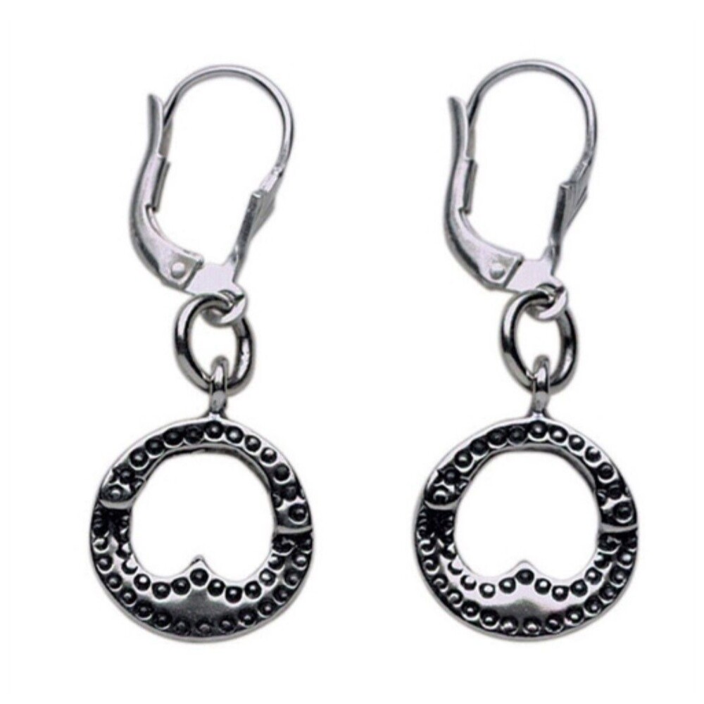 925 Sterling Viking Firesteel Earrings Kopi Smykker Freya Sweden Minimalist